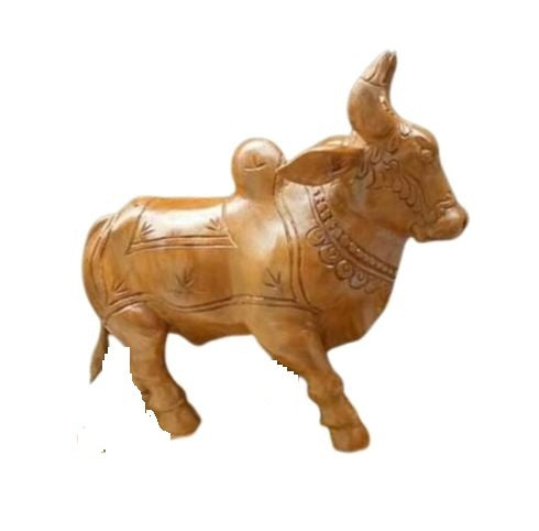 wooden bull handicrafted
