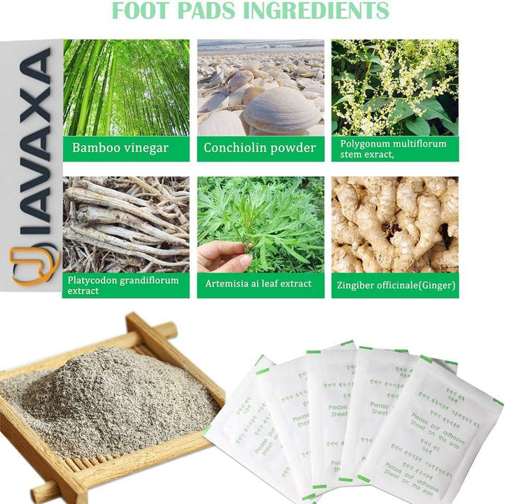 Premium Natural Detox Foot Patches (Buy 1 Get 1 Free) Pack of 10
