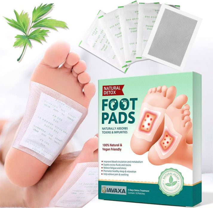 Premium Natural Detox Foot Patches (Buy 1 Get 1 Free) Pack of 10