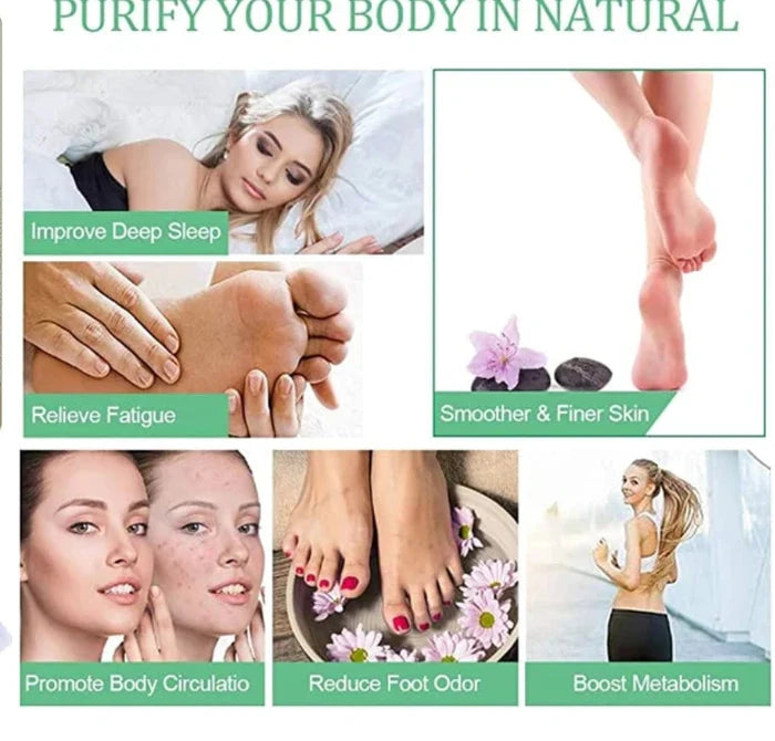 Premium Natural Detox Foot Patches (Buy 1 Get 1 Free) Pack of 10